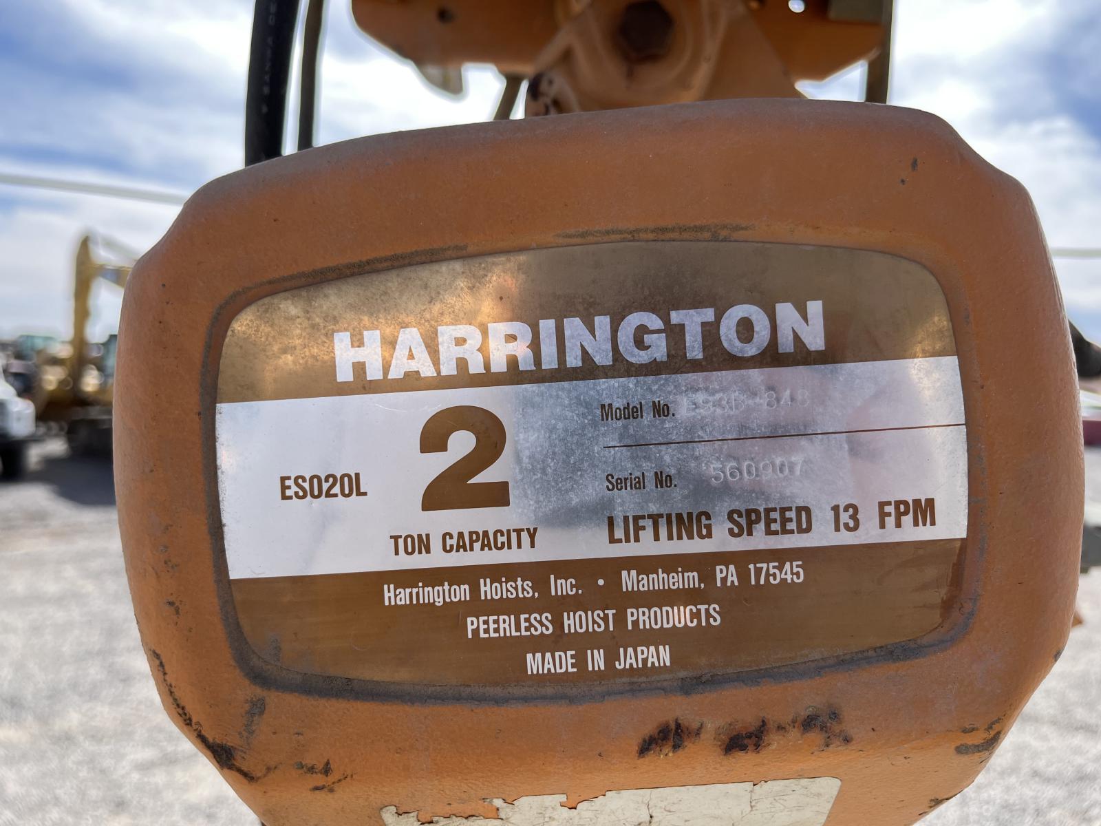 ./imagenes/INVOICE/2019/15984/GRUA HARRINGTON E3SB-848 (3).JPG